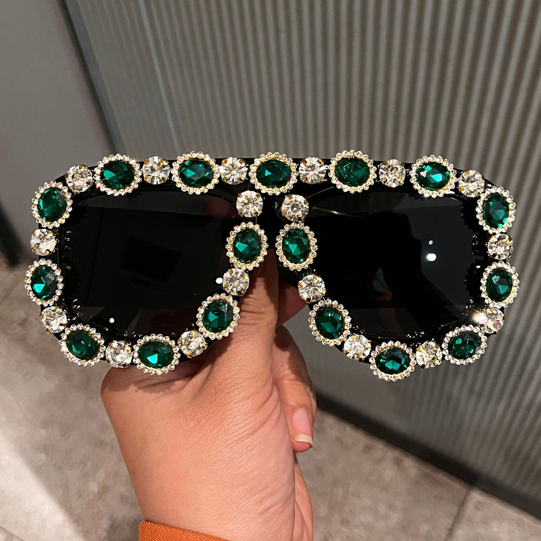 Ladies Glamorous Sunglasses with Sparkling Crystal Frame Stornfield