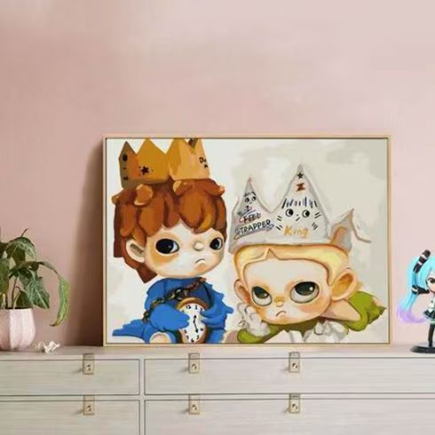 Playful Character Art Print Stornfield
