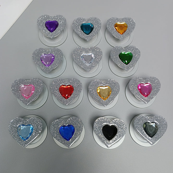 Decorative Heart-Shaped Phone Grip Stornfield