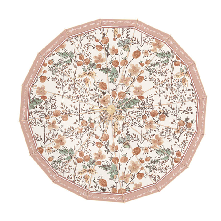 Women's elegant folding umbrella with floral design Stornfield