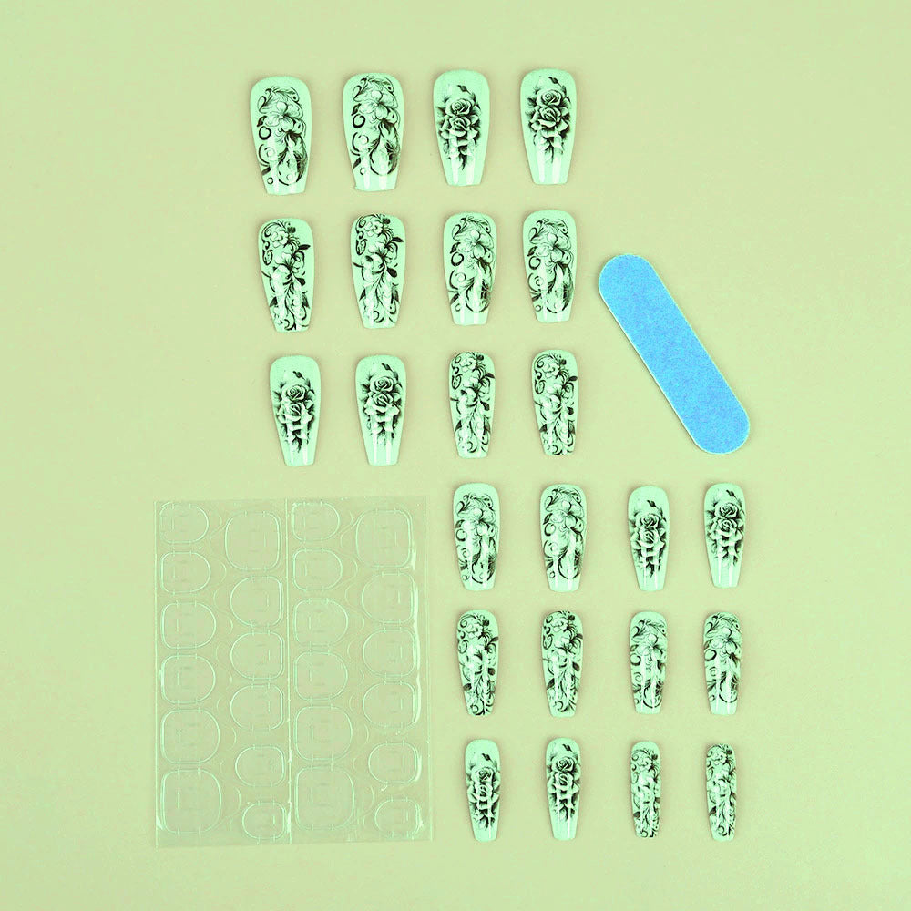 Floral Pattern Nail Art Stornfield