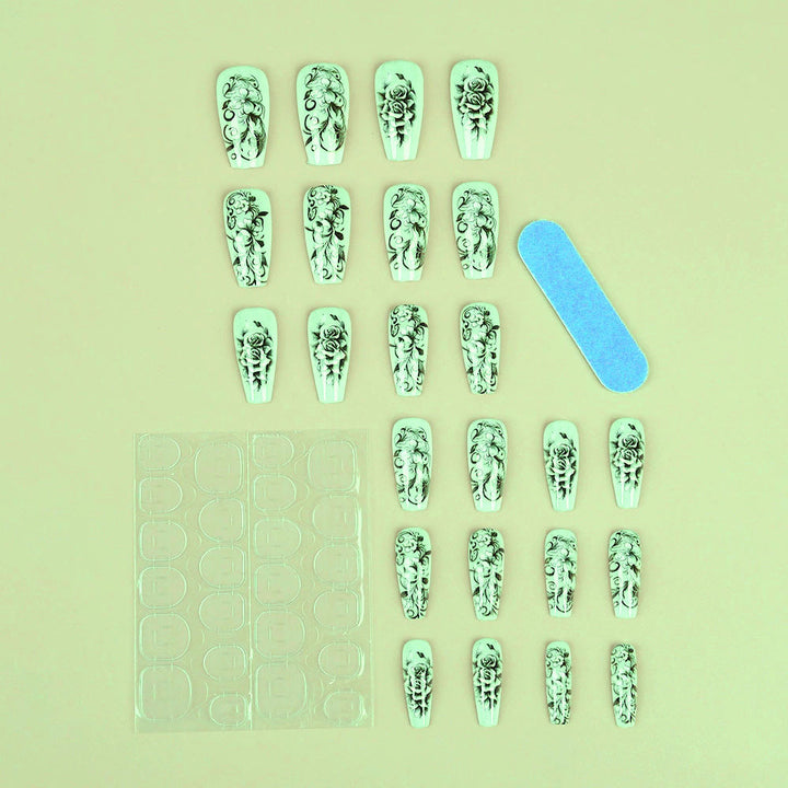 Floral Pattern Nail Art Stornfield