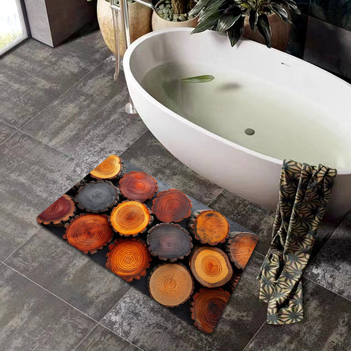 Natural Wood Grain Bath Mat Stornfield