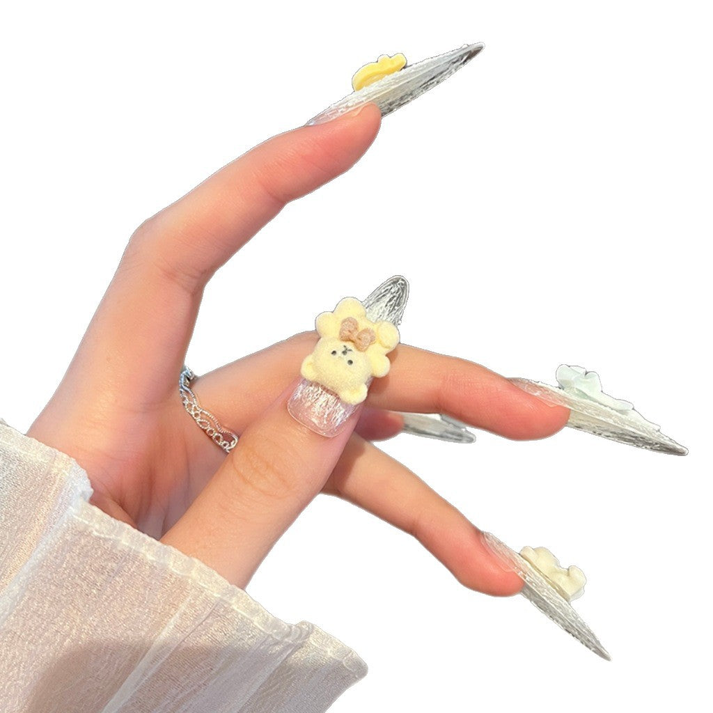 Creative 3D Cartoon-Themed Press-On Nail Art Stornfield