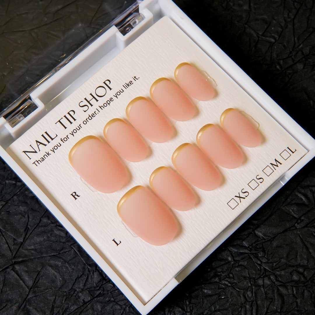 Natural Finish Press-On Nail Kit