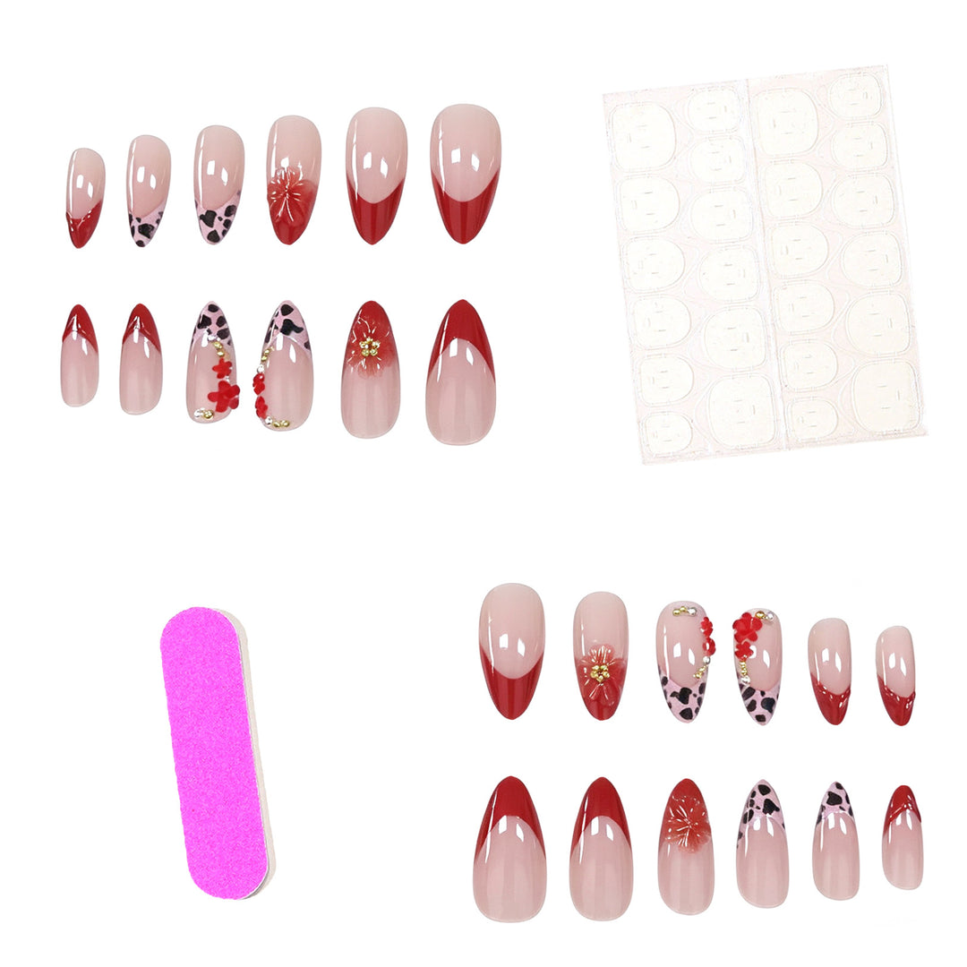 Artistic Floral Nail Enhancements Stornfield