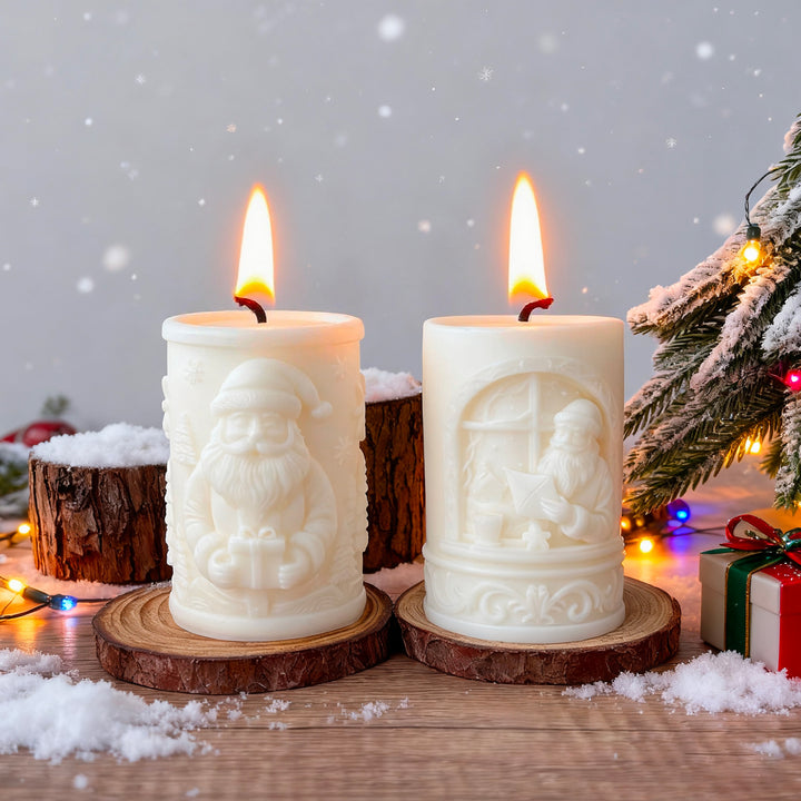 Santa Figurine Candle