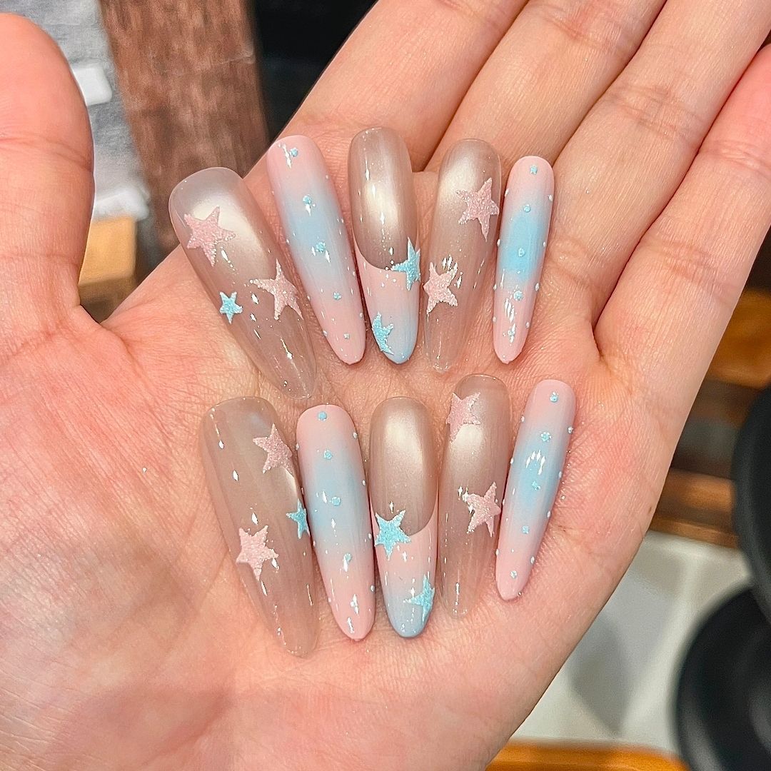 Artistic Long Stiletto Nail Enhancements Stornfield