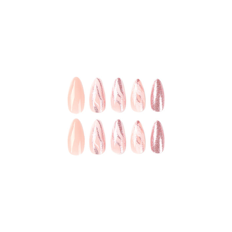 Elegant Glitter Gel Nail Art Tips Stornfield