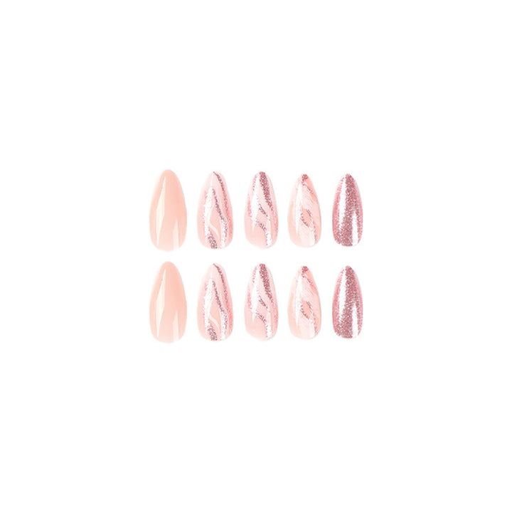 Elegant Glitter Gel Nail Art Tips Stornfield