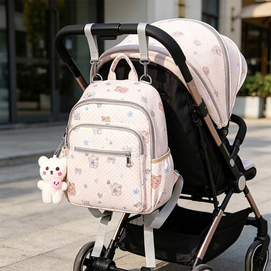 Cute Cartoon-Themed Multi-Pocket Backpack Stornfield