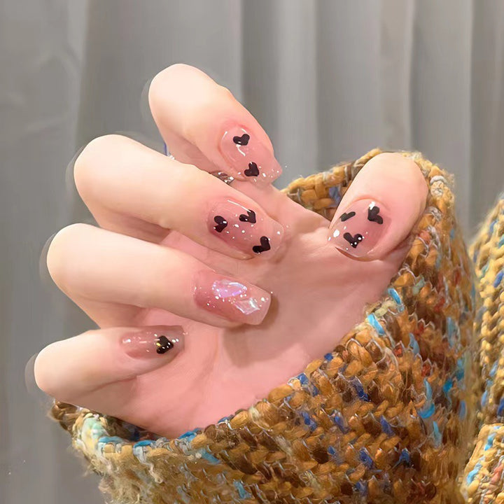 High-quality heart nail art Stornfield