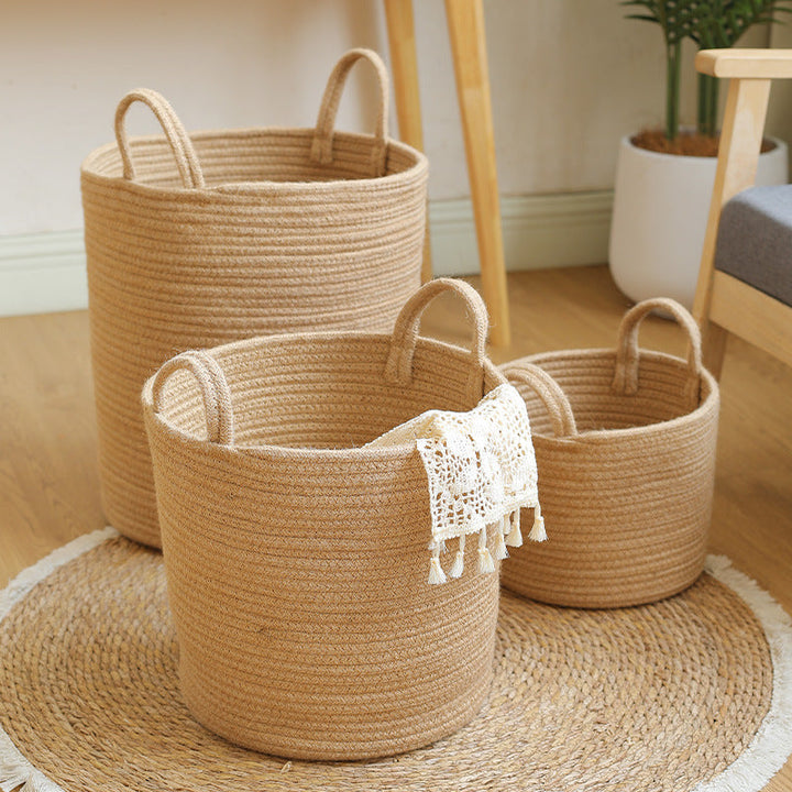 Natural Fiber Storage Basket Stornfield