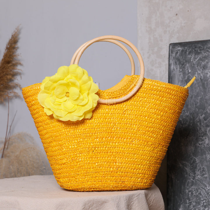 Handbag with Floral Accents Stornfield