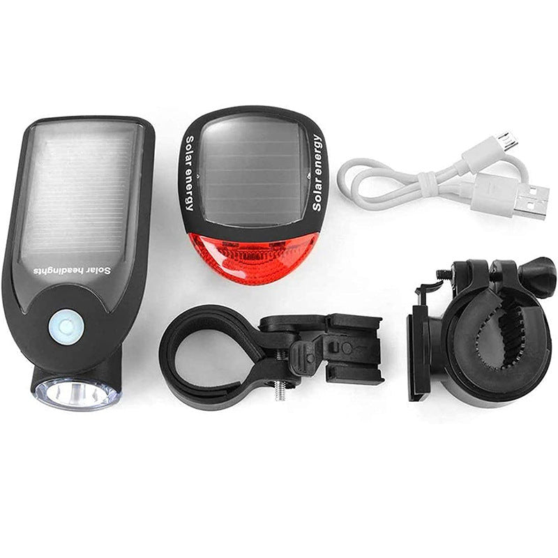 Solar-Powered High-Visibility Bike Headlight Stornfield