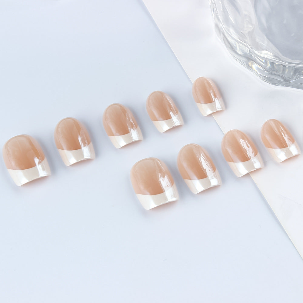 French Tip Press-On Nail Art Set Stornfield