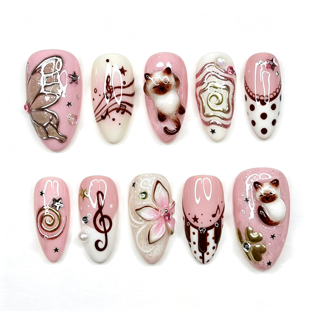 Artistic Press-On Nail Collection