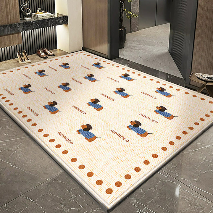 Children's Playful Circus-Themed Area Rug