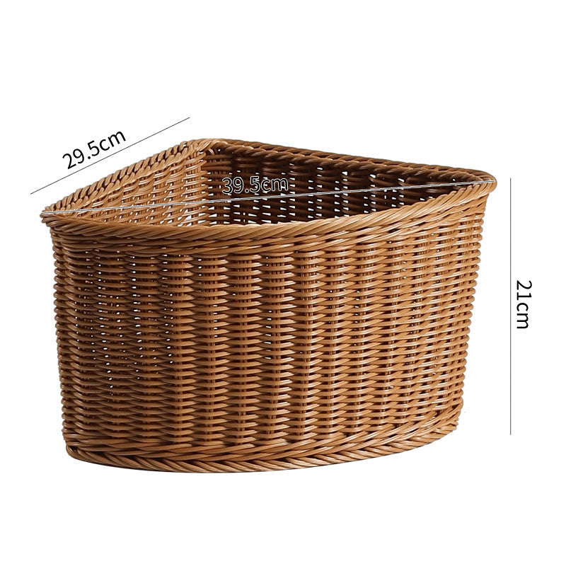 Corner Woven Storage Basket Stornfield