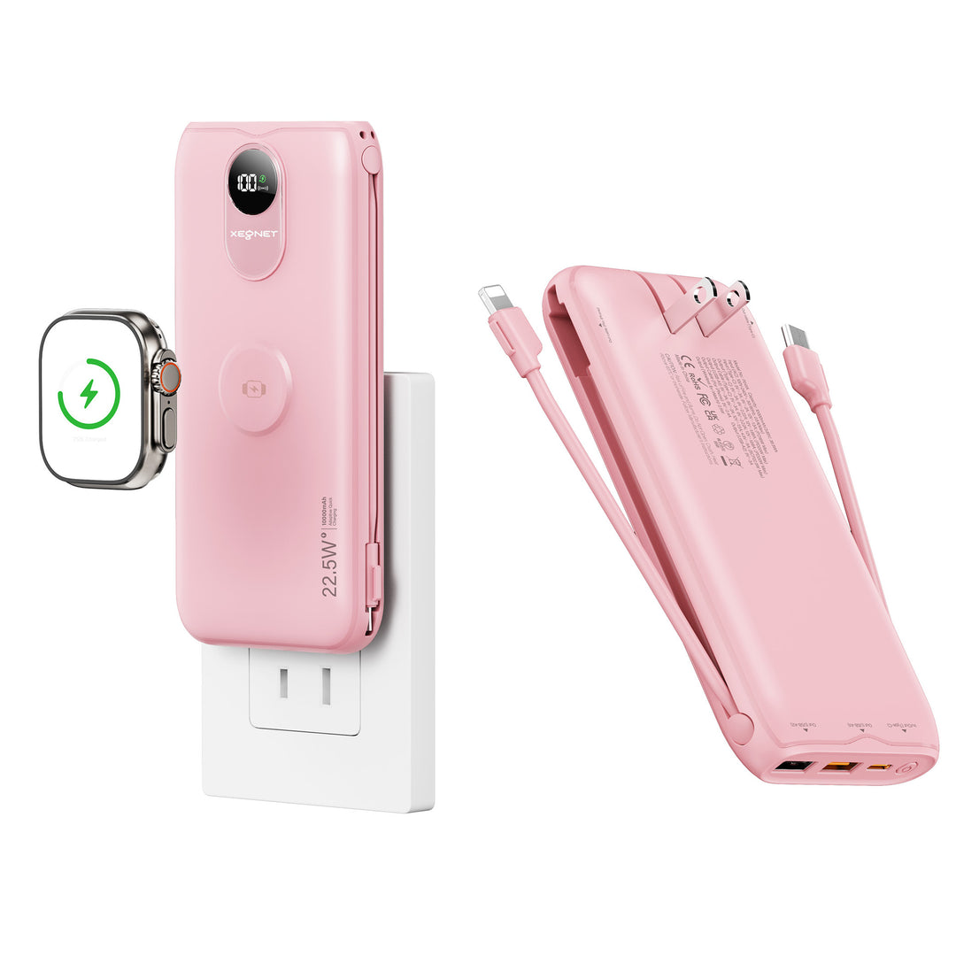Portable power bank with Qi charging function and wired fast charging system Stornfield