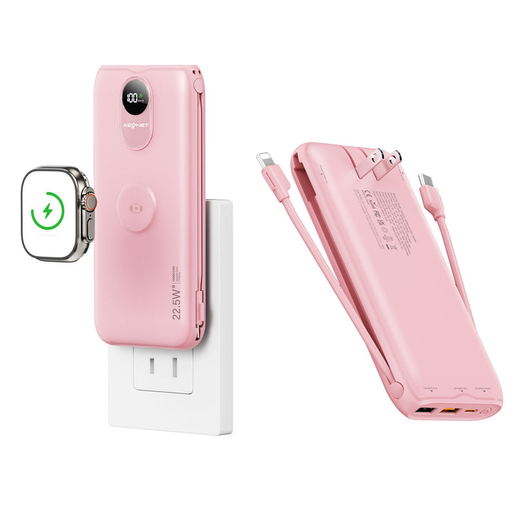 Portable power bank with Qi charging function and wired fast charging system Stornfield