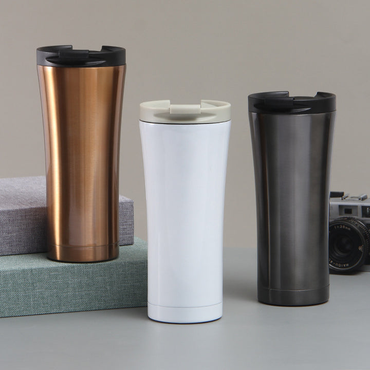 Women elegant double-walled coffee mug with non-slip silicone base Stornfield