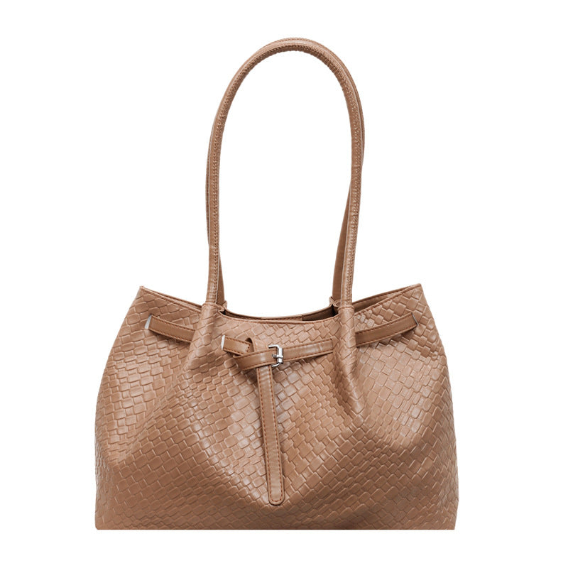 WoTextured Leather Tote Bag Stornfield