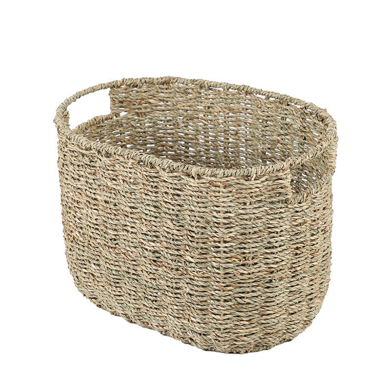 Handwoven Seagrass Storage Basket Stornfield