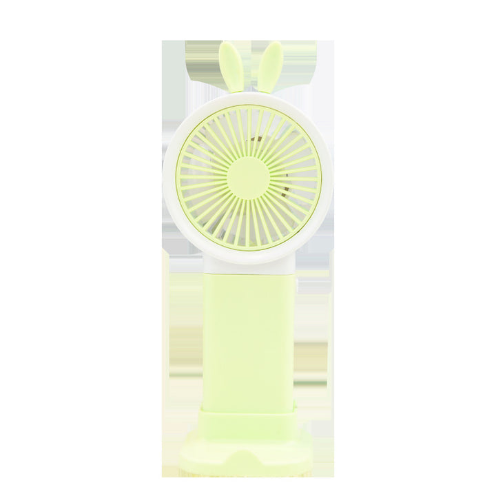 Unisex Cute Bunny-Themed Rechargeable Handheld Fan Stornfield