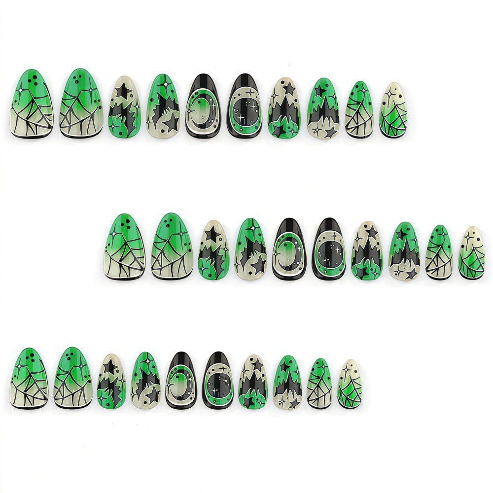 Halloween-themed artificial nails Stornfield