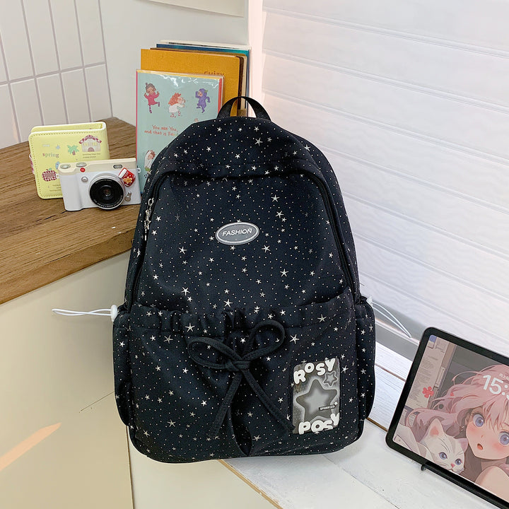 Star-Printed Casual Backpack Stornfield