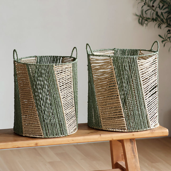 Handcrafted storage basket Stornfield