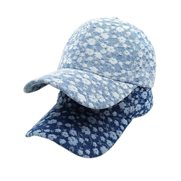 Women's Floral Textured Cotton Baseball Cap Stornfield