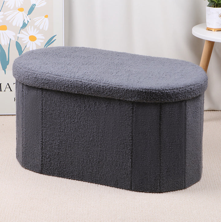 Plush Storage Ottoman Stornfield
