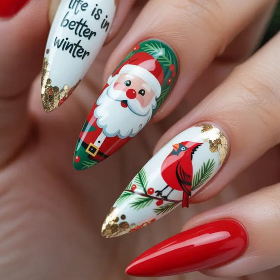 Festive 3D Nail Art Set Stornfield