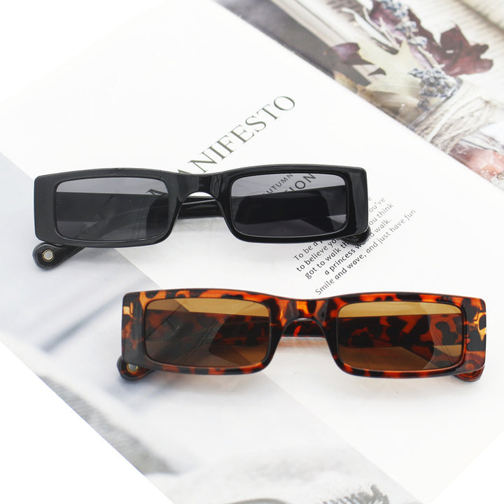 Women's fashion rectangular sunglasses with textured frame Stornfield