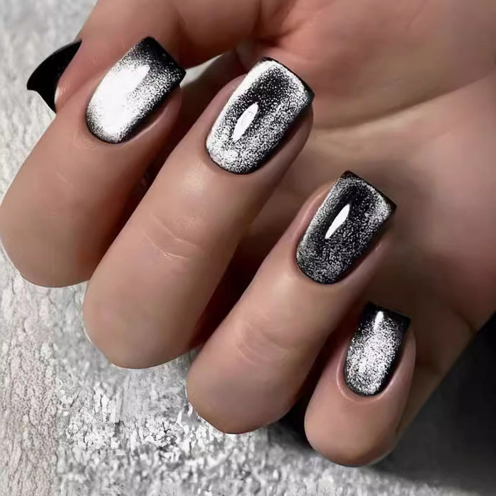 Elegant Glossy Press-On Nail Set Stornfield