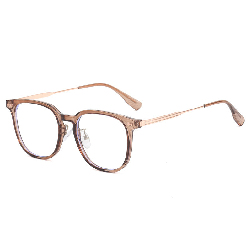 Women's clear rectangular glasses with delicate metal frame Stornfield