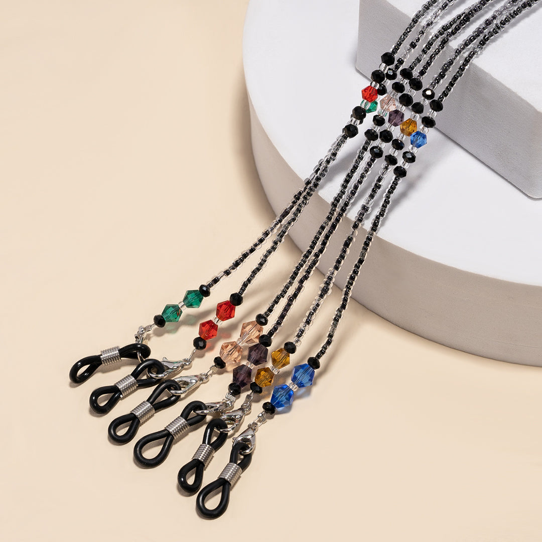 Elegant Purple Beaded Eyewear Chain Stornfield