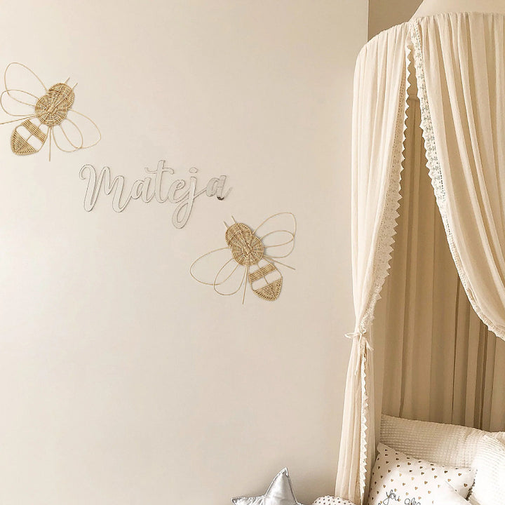 Decorative wall hanging in bee design Stornfield