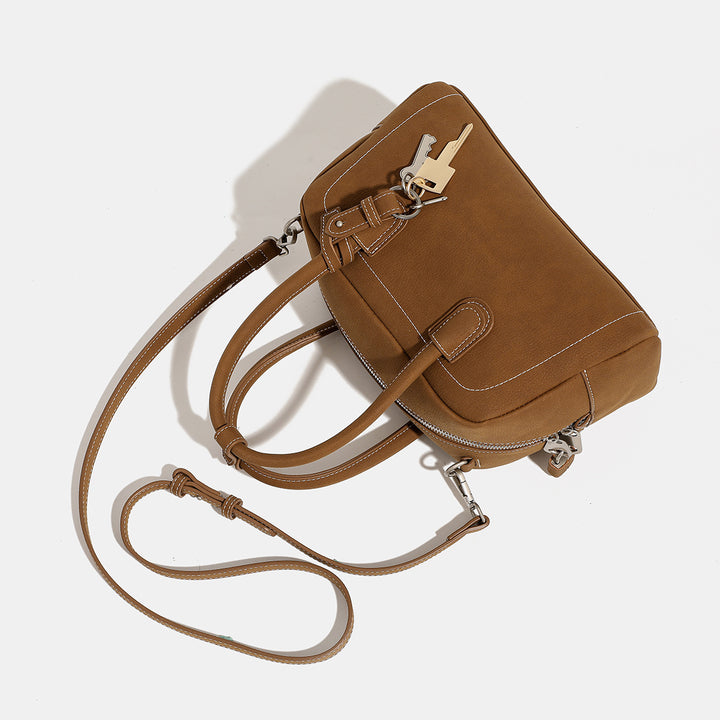 Classic Structured Handheld Satchel Bag