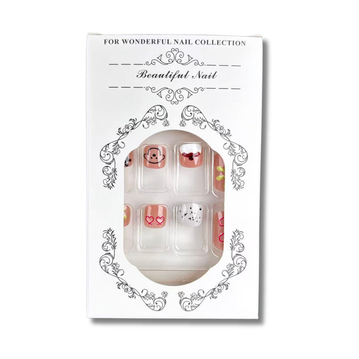 Decorative Cartoon-Themed Press-On Nail Set