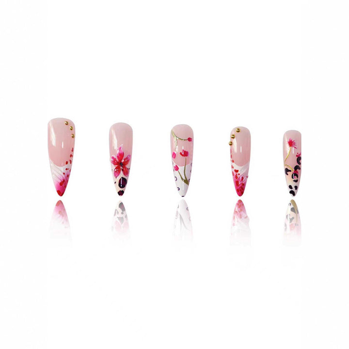 Floral Art Nail Enhancements Stornfield