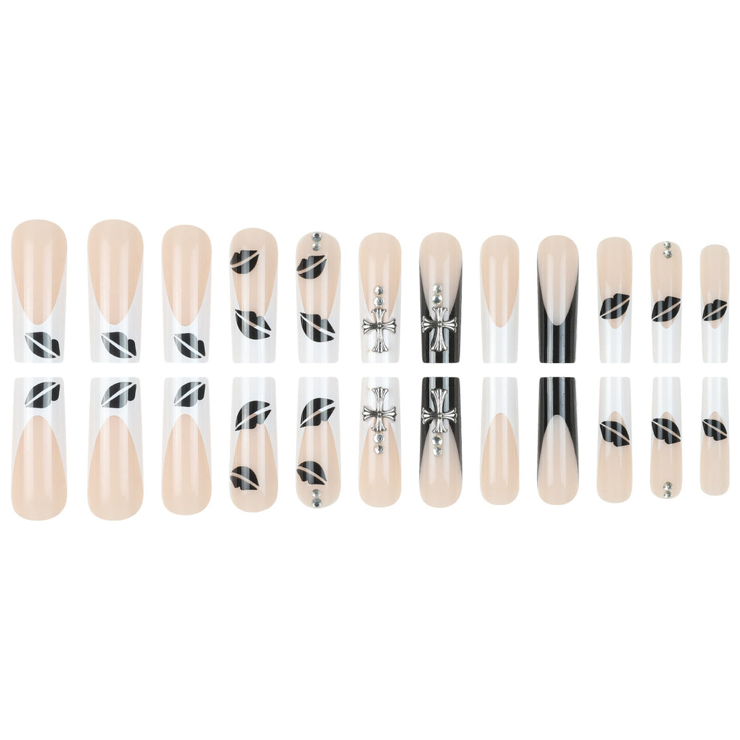 Illustrated Stiletto Press-On Nails Stornfield