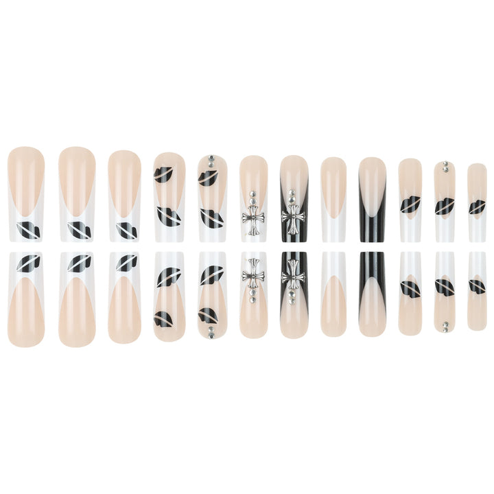 Illustrated Stiletto Press-On Nails Stornfield