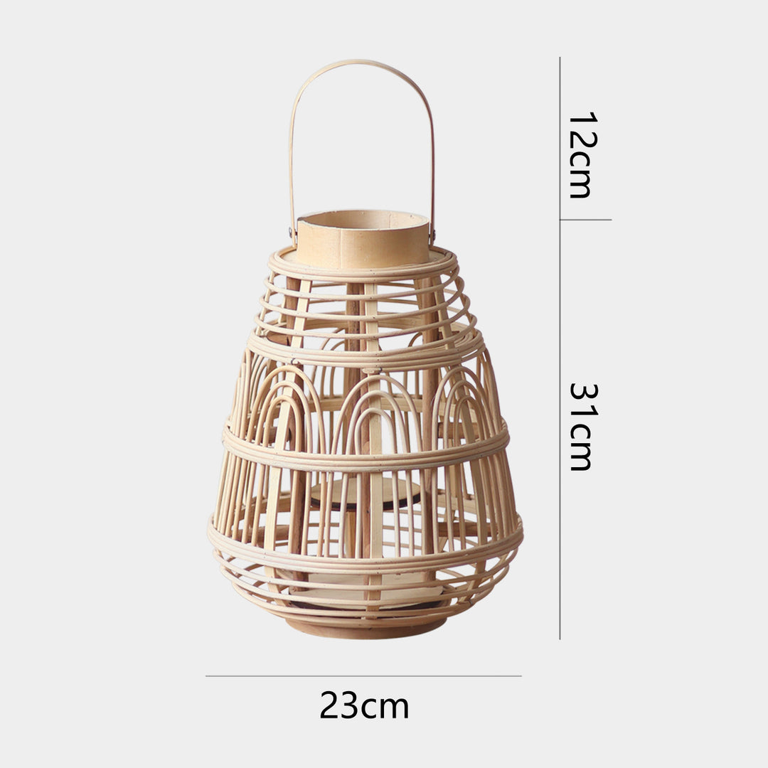 Handcrafted Rattan Lantern Stornfield