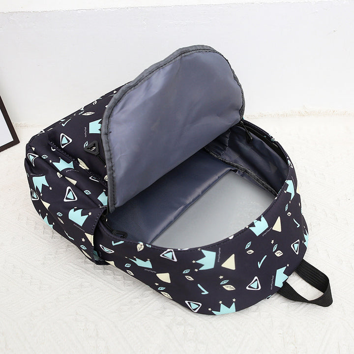Stylish backpack with separate lunch container and pencil case Stornfield