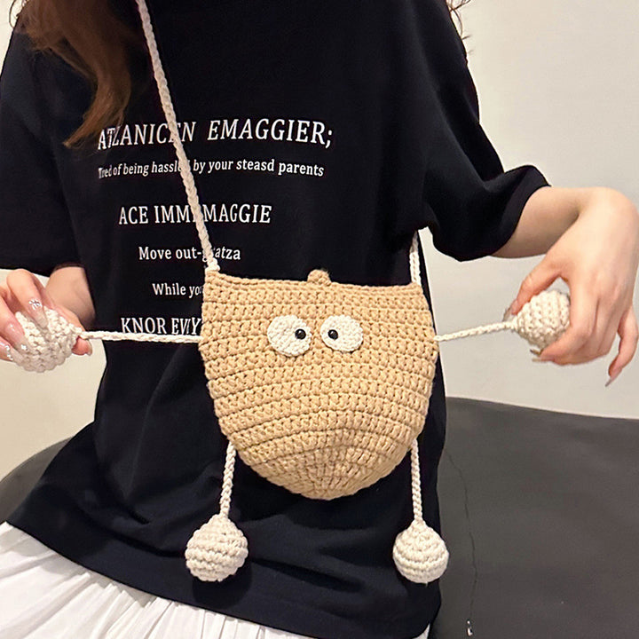 Cute Character Mini Crochet Handbag