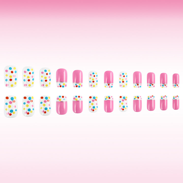 Decorative Dot Pattern Press-On Nails Stornfield