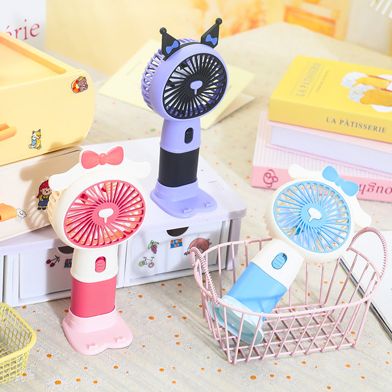Women's Portable Mini Hand Fan in Cute Bear Design Stornfield